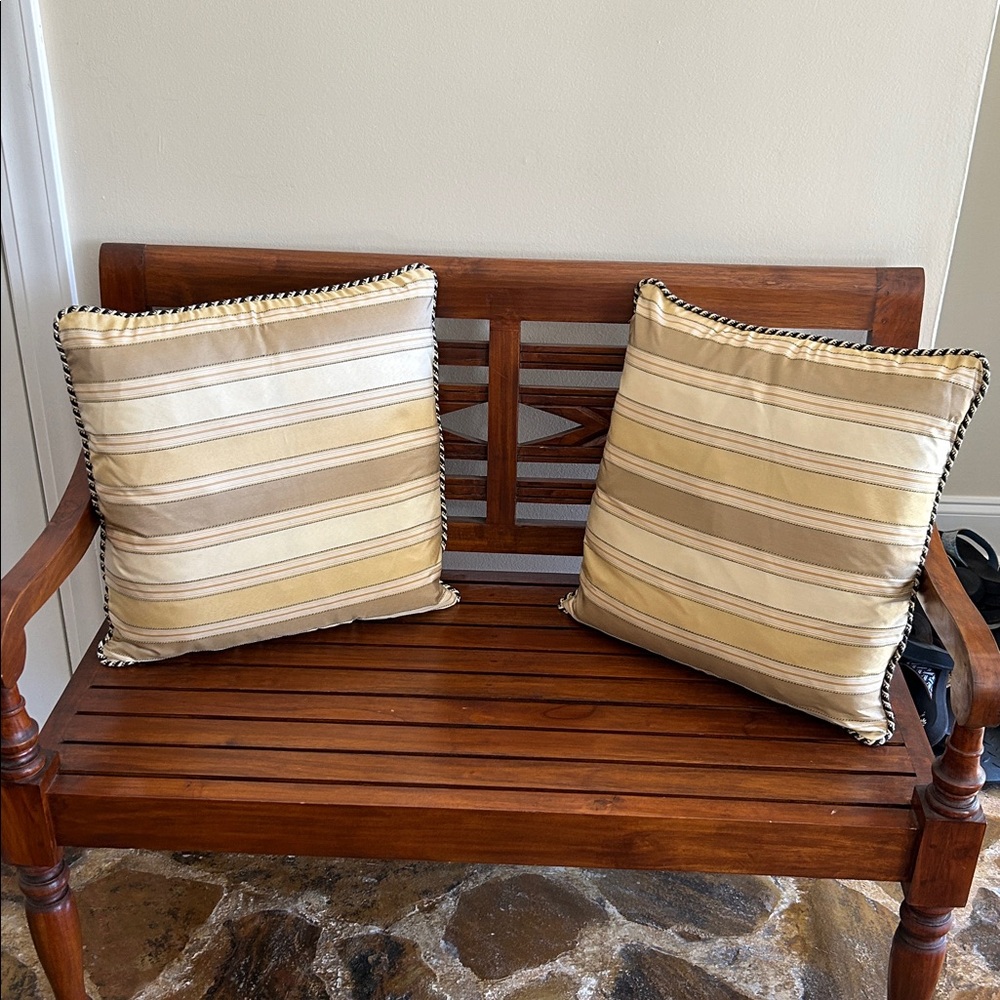 Custom Covered Pillows (2) - Picture 8 of 14